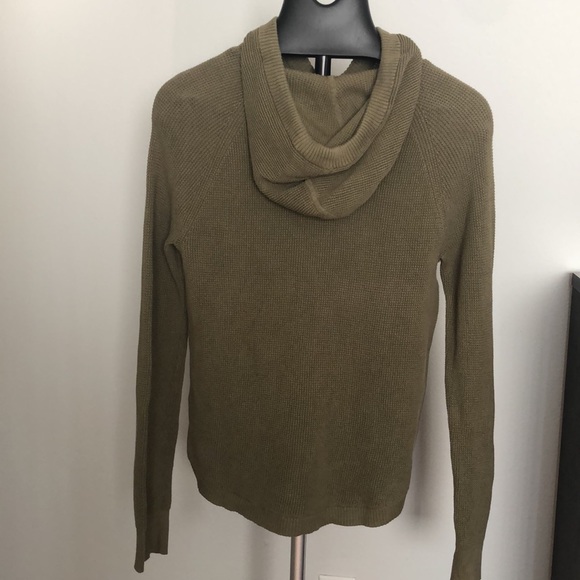 Lauren Ralph Lauren Cotton Knit Hoodie Knit Long Sleeve Sweater Sz M - Picture 5 of 15